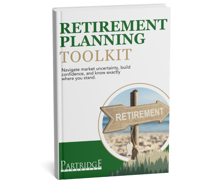 The Retirement Planning Toolkit, shown as a bound book